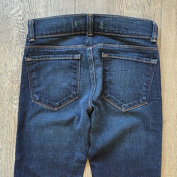 Vintage Y2K 00’s J Brand Dark Indigo Wash Low Rise Flare Jeans - Picture 3 of 7